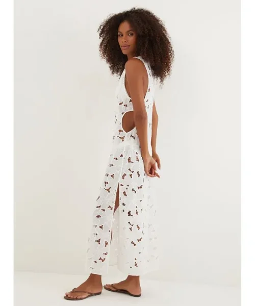 Alternative view of Saída Longa Sofia Off White - Vix