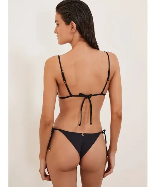 Alternative view of Calcinha Lacinho Lou Br Black - Vix