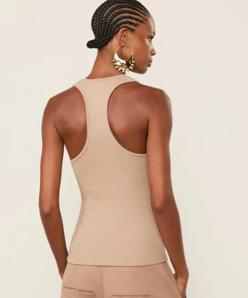 Alternative view of Regata Rib Nadador Marrom Tassel