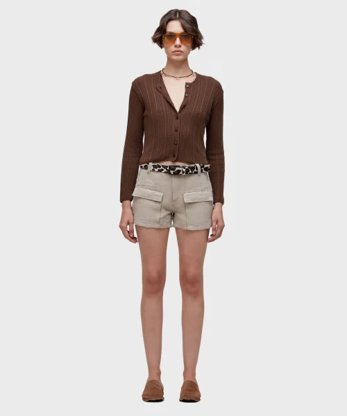 Alternative view of Cinto Couro Pelo Onça