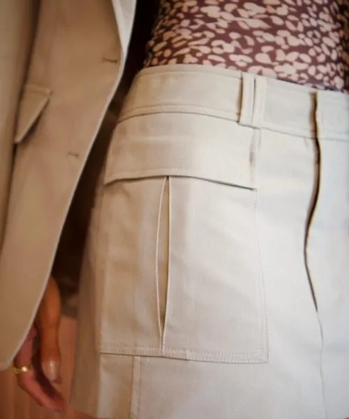 Alternative view of Saia Bolsos Kaki - Animale