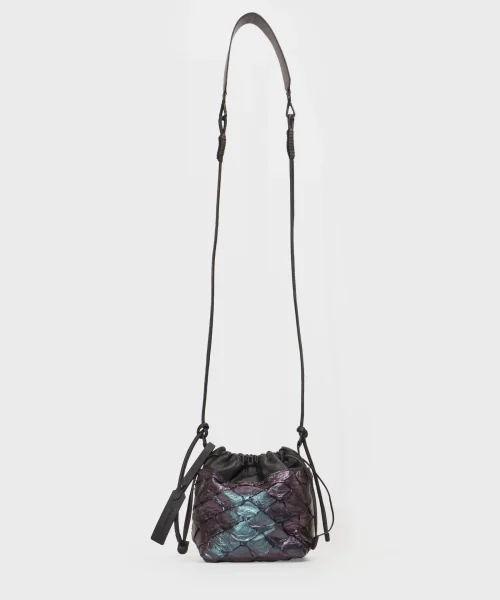 Alternative view of Bolsa Pirarucu Taira Furta Cor/Preto - Osklen