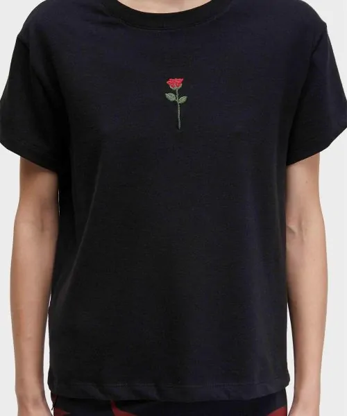 Alternative view of Tshirt Rosa Bordada - Osklen