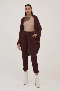 Blusa Gola Alta Manga 3/4 em Tule - Viviane Furrier