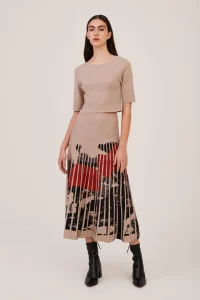 Blusa em Tricot Manga 3/4 - Viviane Furrier