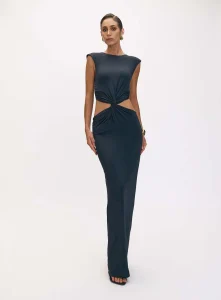 Vestido Longo Com Nó Valentina- Oasis