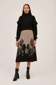 Saia em Tricot Jacquard - Viviane Furrier