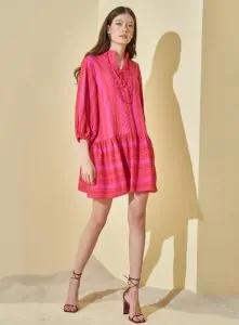 Vestido Bata Bordado - L'Cecci