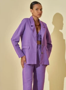 Blazer Linho Maxi - L'Cecci