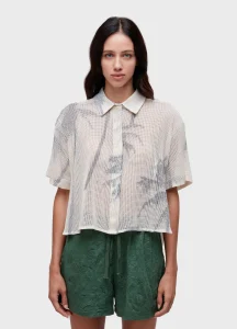 Camisa Manga Curta Tela Coqueiro - Osklen