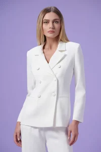 Blazer Mary Off White - NXT Lvl