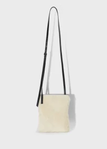 Bolsa Flat Pelo Marfim/Preto - Osklen
