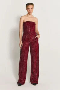 Calça Carmelita Vermelho Ameixa - ByNV