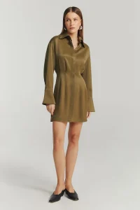 Vestido Isana Verde Army - ByNv