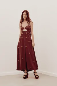 Vestido Lg Goldie Detalhe - Vix