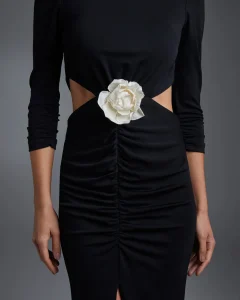 Broche Flor Olivia Off White - Iorane