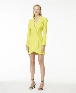 Vestido Blazer Ella Yellow - Nxt Lvl
