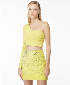 Saia Ella Crepe Yellow - Nxt Lvl