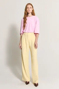 Calça Nadir Amarelo Creme - ByNv