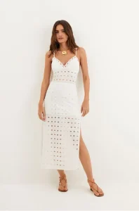 Vestido Midi Raya Off White - ViX