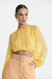 Blusa Mangas Bufantes Imperial - L'Cecci