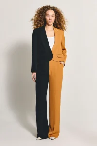 Calça Cathleen Marrom Honey/Preto - ByNV