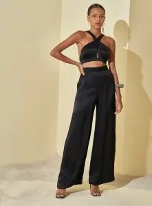 Calça Pantalona Acetinada - L'Cecci