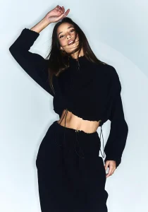 Jaqueta Bomber Utilitária Black