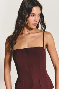 Blusa Athena Marrom Cacau - ByNV