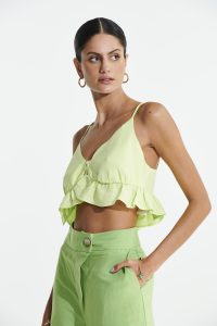 Top Linho L'cecci Verde July