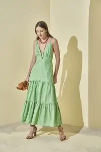 Vestido Bordado Comfort - L'Cecci
