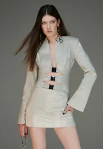 Vestido Curto de Fivelas Shine - CAOS